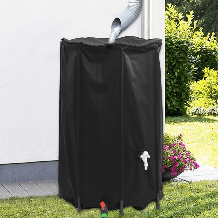 vidaXL Watertank met kraan opvouwbaar 500 L PVC, Tuin en Terras, Tuinslangen, Nieuw, Verzenden