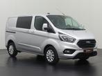 Ford Transit Custom 2.0TDCI 130PK Automaat Dubbele Cabine, Auto's, Bestelauto's, Automaat, Stof, Gebruikt, Euro 6