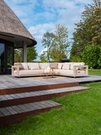 Metropolitan 4 Seasons Outdoor loungeset Latte cappuccino, Tuin en Terras, Verzenden, 6 zitplaatsen, Loungeset, Bank