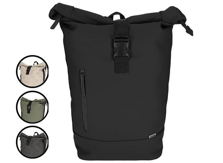 Norlander Rugtas 25L - Rolltop rugzak - Zwart, Groen,, Sieraden, Tassen en Uiterlijk, Tassen | Rugtassen, Nieuw, Verzenden