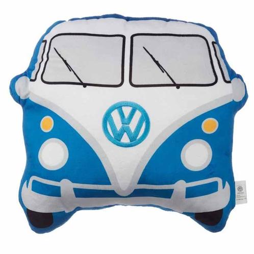Kussen Volkswagen T1 blauwe kampeerbus NIEUW, Huis en Inrichting, Woonaccessoires | Kussens, Blauw, Nieuw, Ophalen of Verzenden