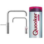 Quooker Nordic Square Twintaps met Combi Boiler Chroom, Ophalen of Verzenden, Nieuw