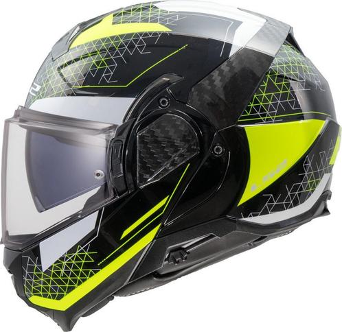 LS2 FF910 Advant II Astral H-V Geel Systeemhelm, Motoren, Kleding | Motorhelmen, Systeemhelm, Heren, XXL, Nieuw met kaartje, Overige merken