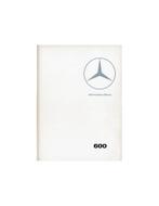 1966 MERCEDES BENZ 600 BROCHURE FRANS, Boeken, Auto's | Folders en Tijdschriften, Nieuw, Author