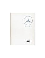 1966 MERCEDES BENZ 600 BROCHURE FRANS, Nieuw, Author