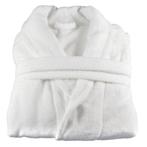 GGM Gastro | (12 stuks) Badjas met sjaalkraag - Maat: XXL -, Verzenden, Nieuw, Wit, Overige typen