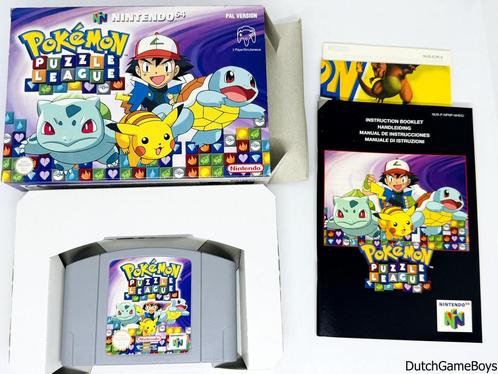 Nintendo 64 / N64 - Pokemon Puzzle League - NHEIU - VGC, Spelcomputers en Games, Games | Nintendo 64, Gebruikt, Verzenden