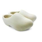 Geschuurde blanke klompen rondneus + sleutelhanger - Schoenm, Ophalen of Verzenden, Nieuw