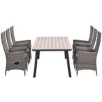 Garden Impressions Nice tuinset 7-delig - Penedo tuintafel, Verzenden, Nieuw