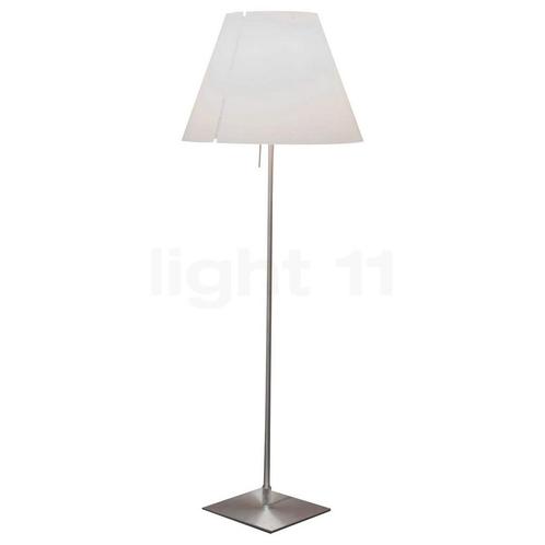 Luceplan Costanza Vloerlamp, lampenkap wit/frame aluminium -, Huis en Inrichting, Lampen | Vloerlampen, Nieuw, Verzenden