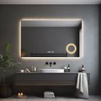 Badkamerspiegel met LED Verlichting en Verwarming 80x60cm -, Huis en Inrichting, Woonaccessoires | Spiegels, Ophalen of Verzenden