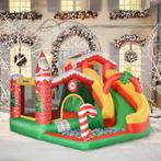 TRUUSK Kerstspringkasteel, Zelfopblazend, Inclusief Ventilat, Verzenden, Nieuw