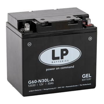 LP G60-N30L-A motor GEL accu 12 volt 30,0 ah (53030 - MG