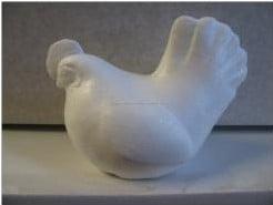 Styropor Piepschuim Isimo Kip 15 cm, Hobby en Vrije tijd, Knutselen, Nieuw, Ophalen of Verzenden