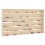 vidaXL Houten verzamelvitrine met 6 planken 80x8,5x55 cm, Huis en Inrichting, Woonaccessoires | Wandplanken en Boekenplanken, Verzenden