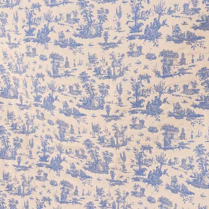 Toile de Jouy Gobelin Azzurro – Zware stof voor, Antiek en Kunst, Antiek | Kleden en Textiel