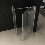 Douchecabine Wiesbaden met Draaideur en Zijwand 100x80 cm, Ophalen of Verzenden, Nieuw, Chroom, Douche