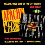 cd - Link Wray - Apache / Wild Side Of The City Lights, Zo goed als nieuw, Verzenden