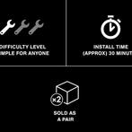 Raxiom 10-12 Ford Mustang Vector V2 LED Tail Lights - Gloss, Auto-onderdelen, Ophalen of Verzenden, Nieuw