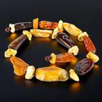 BALTISCHE AMBER GEVEST NECKLACE - - Barnsteen - Trasparent, Nieuw