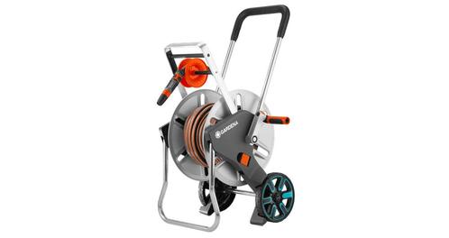 GARDENA CLEVERROLL L EASY METALEN SLANGENWAGEN SET (45 ME..., Tuin en Terras, Tuinslangen, Nieuw, Ophalen of Verzenden