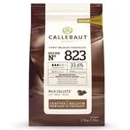 Callebaut Melk Chocolade Callets 823 2,5 KG, Ophalen of Verzenden, Brood en Banket