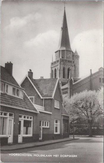 VOORSCHOTEN - Molenlaan met Dorpskerk beschikbaar voor biedingen