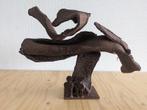 ijzeren beeld, Theo Niemeijer, hoogte ca 30 cm/breedte 38, Antiek en Kunst