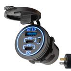 ProRide 12V USB/USB C Autolader 3 Poorten met schakelaar -, Verzenden, Nieuw