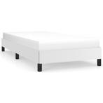 Bed 100x200 Wit Kunstleer - OP = OP - Goedkoop Slapen!, 100 cm, Eenpersoons, Wit, Nieuw