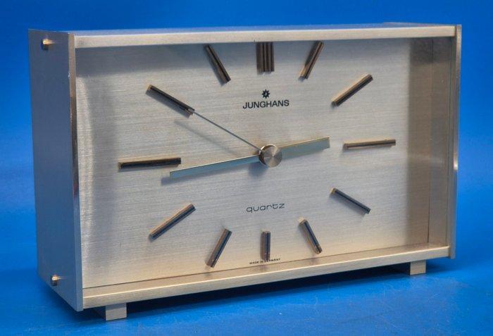Klok - Junghans – Tischuhr – Quartz – Messing - Messing -, Antiek en Kunst, Curiosa en Brocante