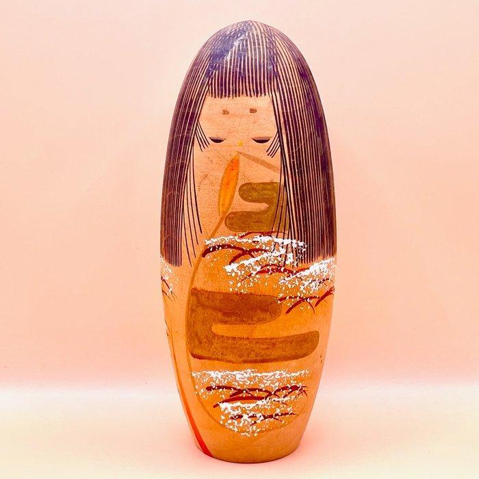 Zeldzame vintage Kokeshi-pop door Aoki Ryoka – Prime, Antiek en Kunst, Curiosa en Brocante