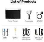 Toyota Corolla Verso radio apple carplay dab+ android 14 4G, Auto diversen, Ophalen of Verzenden, Nieuw