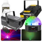 BeamZ feestverlichting pakket met LED lichteffect, laser en, Muziek en Instrumenten, Verzenden, Nieuw, Laser