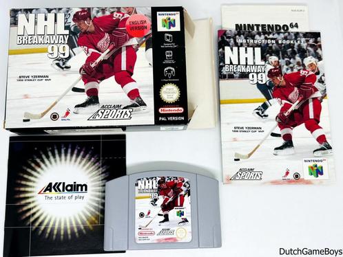 Nintendo 64 / N64 - NHL Breakaway 99 - EUR - VGC, Spelcomputers en Games, Games | Nintendo 64, Gebruikt, Verzenden