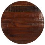 vidaXL Tafelblad rond Ø 70x3,8 cm massief gerecycled hout, Huis en Inrichting, Tafels | Eettafels, Verzenden, Nieuw