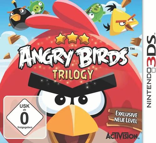 Angry Birds Trilogy-Duits (3DS) Gebruikt, Spelcomputers en Games, Games | Nintendo 2DS en 3DS, Zo goed als nieuw, Ophalen of Verzenden