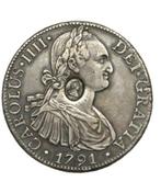 Koninkrijk Groot-Brittannië. George III. Dollar sobre 8, Postzegels en Munten, Munten | Europa | Niet-Euromunten