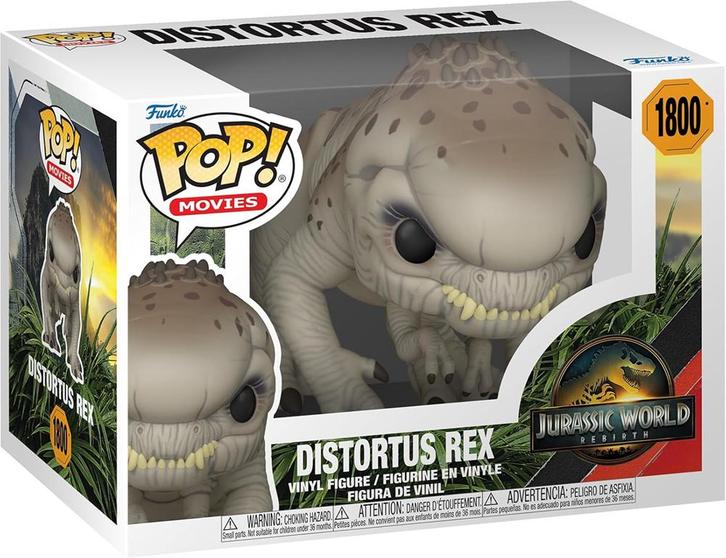 Funko Pop! - Jurassic World Rebirth - Distortus Rex #1800 |, Verzamelen, Poppetjes en Figuurtjes, Nieuw, Verzenden