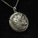 Oud-Grieks Zilver Oud-Griekse zilveren tetradrachme van, Sieraden, Tassen en Uiterlijk, Antieke sieraden
