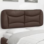 vidaXL Hoofdbordkussen 120 cm kunstleer bruin, Verzenden, Nieuw, Bruin, Overige materialen
