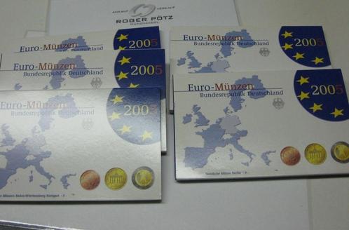 19,40 Euro Brd Kursmuntset 2005 polierte Platte Komplettsatz, Postzegels en Munten, Munten | Europa | Euromunten, Verzenden