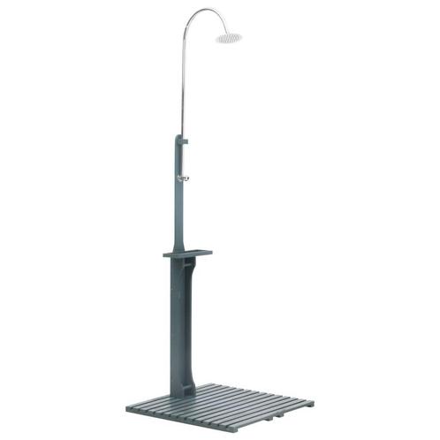 Antraciet Tuindouche Hout - OP=OP - Perfect voor Camping!, Tuin en Terras, Buitenkranen, Nieuw, Ophalen of Verzenden