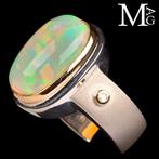 Ethereal Fire Zilveren ring met Ethiopische opaal en