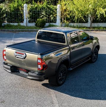 Zwart Aluminium Rolafdekking Laadbak afdekking Toyota Hilux beschikbaar voor biedingen