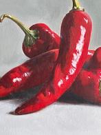 MAX - Peperoncini rossi - Red chillies, Antiek en Kunst