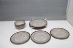 Bo-Camp - Servies - Halo - 12 Stuks - Beige, Verzenden, Zo goed als nieuw