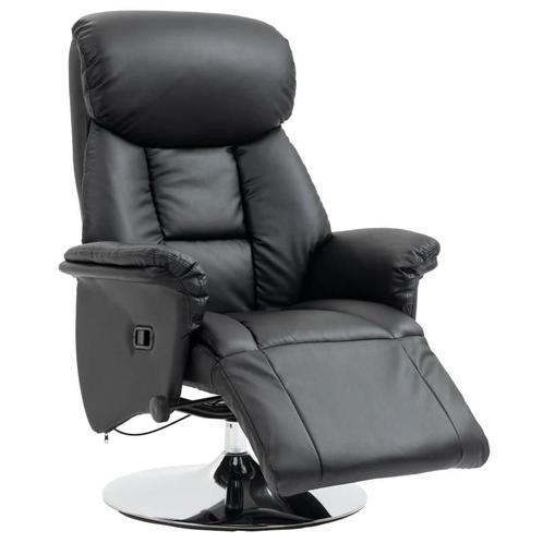 TRUUSK Relaxstoel, Ligfunctie, Leerlook, Voetensteun, Tot 15, Huis en Inrichting, Fauteuils, Nieuw, Verzenden