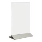 Tafeldisplay menukaarthouder | Acryl/RVS | A5, Verzenden, Nieuw in verpakking