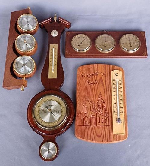 Barometer (4) - Glas, Hout, Leder, Messing, Antiek en Kunst, Curiosa en Brocante
